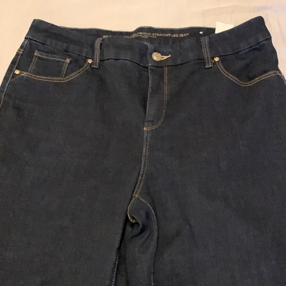 Chico’s So Slimming Girlfriend dark denim - Picture 1 of 4